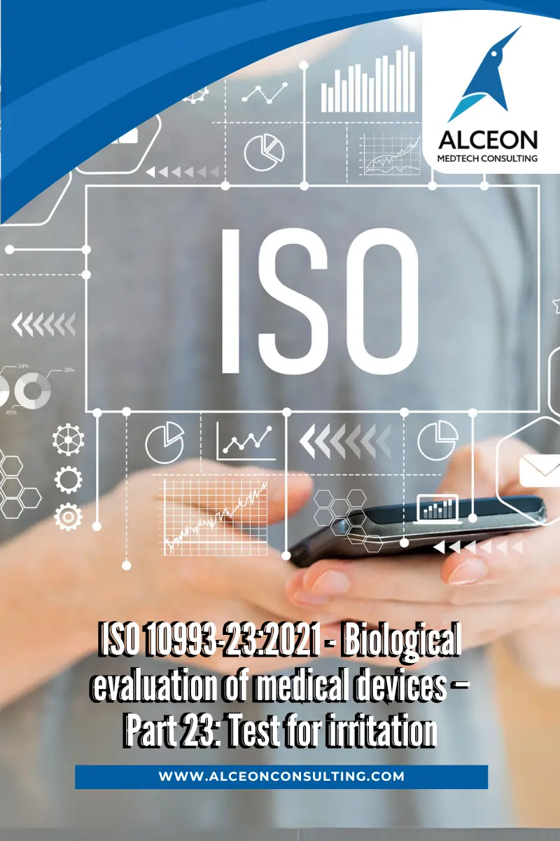 ISO 10993ISOISO 10993-23:2021 – Biological evaluation of medical devices – Part 23: Test for irritationISO 10993ISO